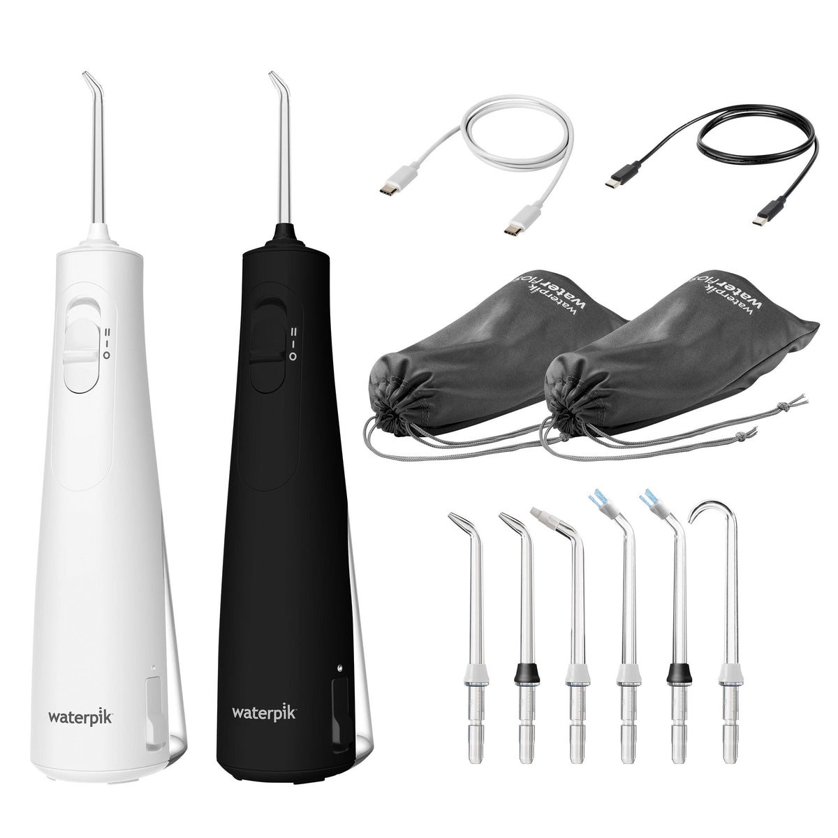 Waterpik Cordless Enhance 無線水牙線 雙機套裝｜8個噴嘴 產品圖片 1