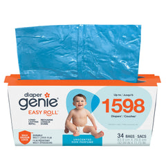 Diaper Genie Easy Roll 嬰兒尿片處理袋補充裝 (34袋) 產品圖片 1