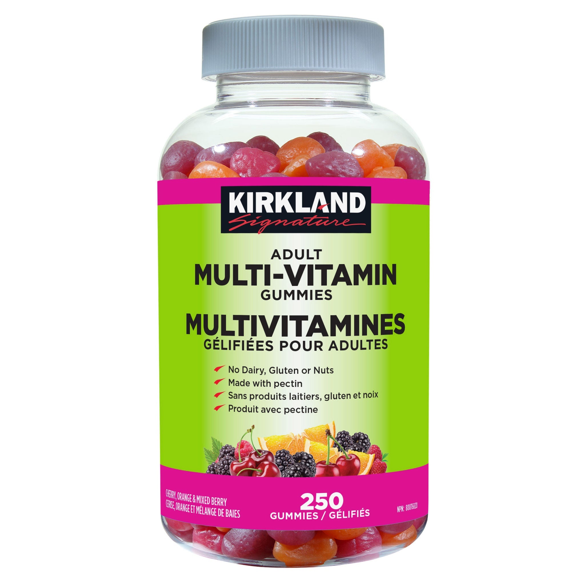 Kirkland Signature 成人綜合維他命軟糖 (250粒) 產品圖片 1