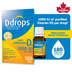 Ddrops 成人維他命D3 1000IU 液體滴劑 (約180滴) 產品圖片 1