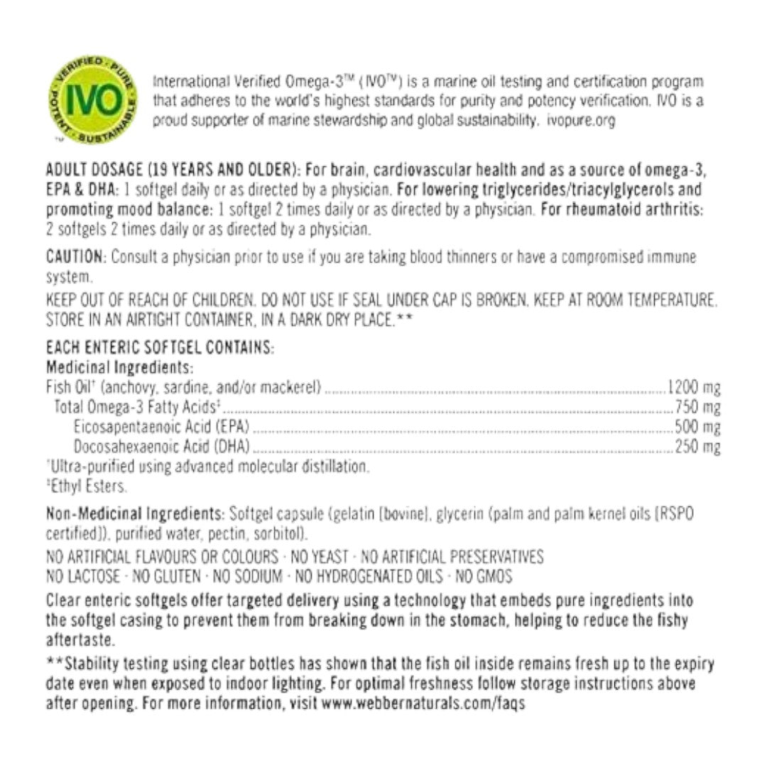 Kirkland Signature 超高濃度 Omega-3 魚油軟膠囊（330 顆裝） - canadahk