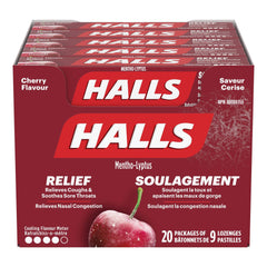 Halls 櫻桃味潤喉糖 (9粒 x 20包) 產品圖片 2