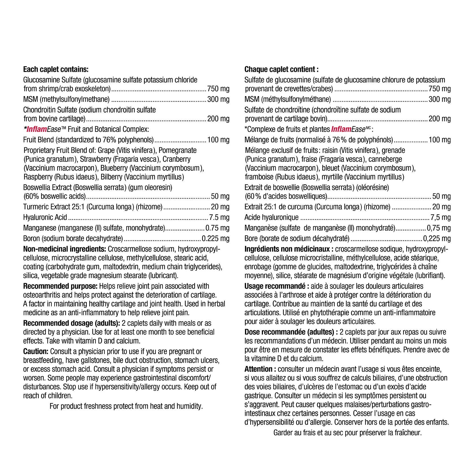 Webber Naturals Osteo Joint Ease 關節舒緩片 (180片) 產品圖片 2