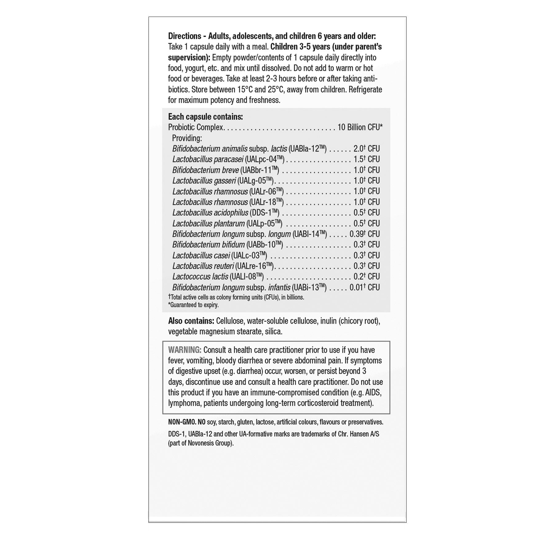 Jamieson 100億益生菌膠囊 (150粒) 產品圖片 4