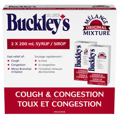 Buckley's Original Mixture 特強止咳化痰糖漿 (200mL x 2樽) 產品圖片 1