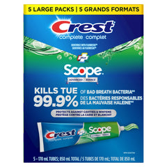 Crest 牙膏 (170mL x 5) 產品圖片1