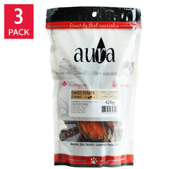 Aura 天然番薯狗狗咀嚼小食 (420g x 3包) 產品圖片 1