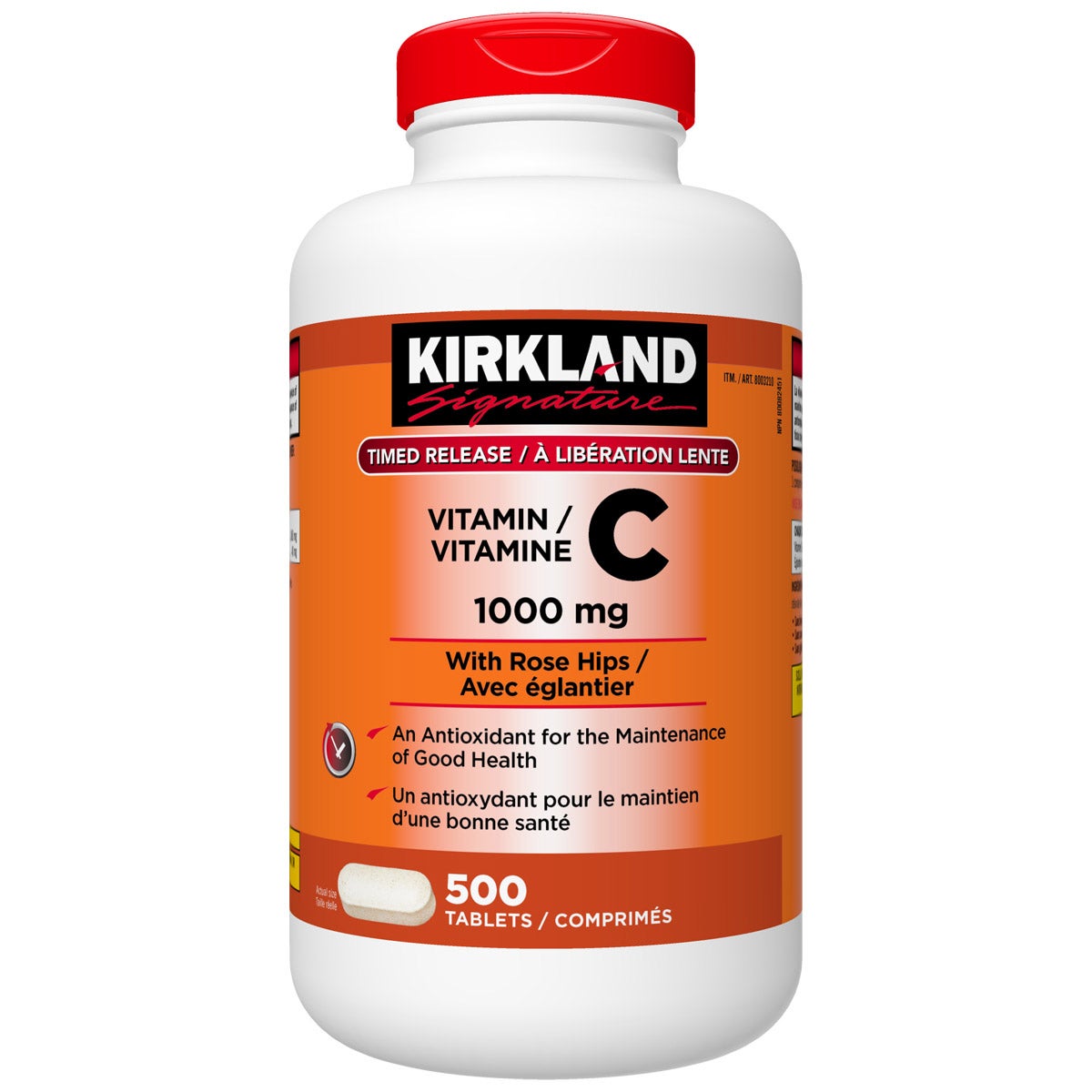 Kirkland Signature 緩釋維他命C 1000mg 片 (500片) 產品圖片 1