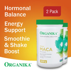 Organika 有機糊化瑪卡粉 無麩質非基因改造 (400g x 2樽) 產品圖片 2