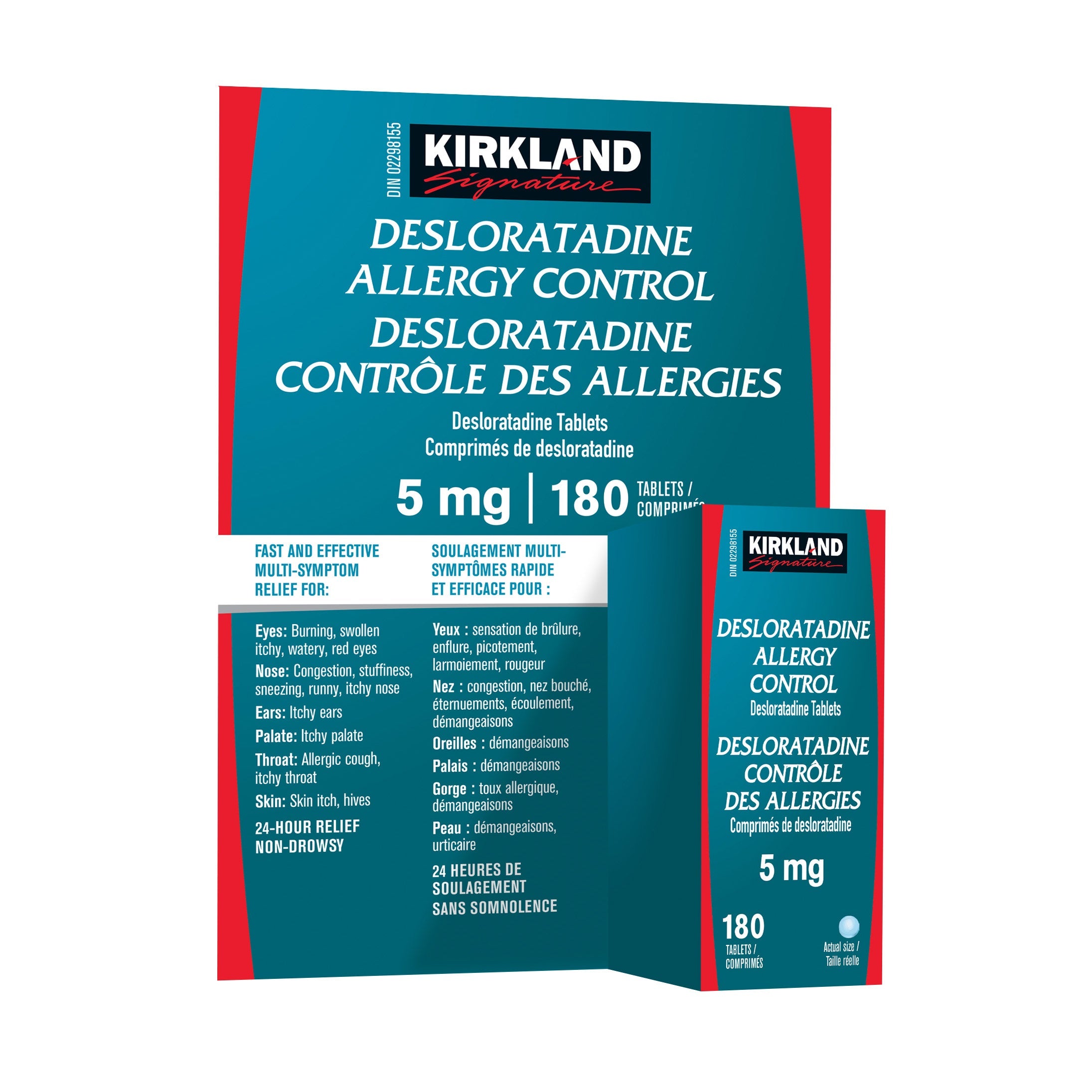 Kirkland Signature Kirkland Signature Desloratadine Allergy Control 5 mg, 180 Tablets 產品圖片 1