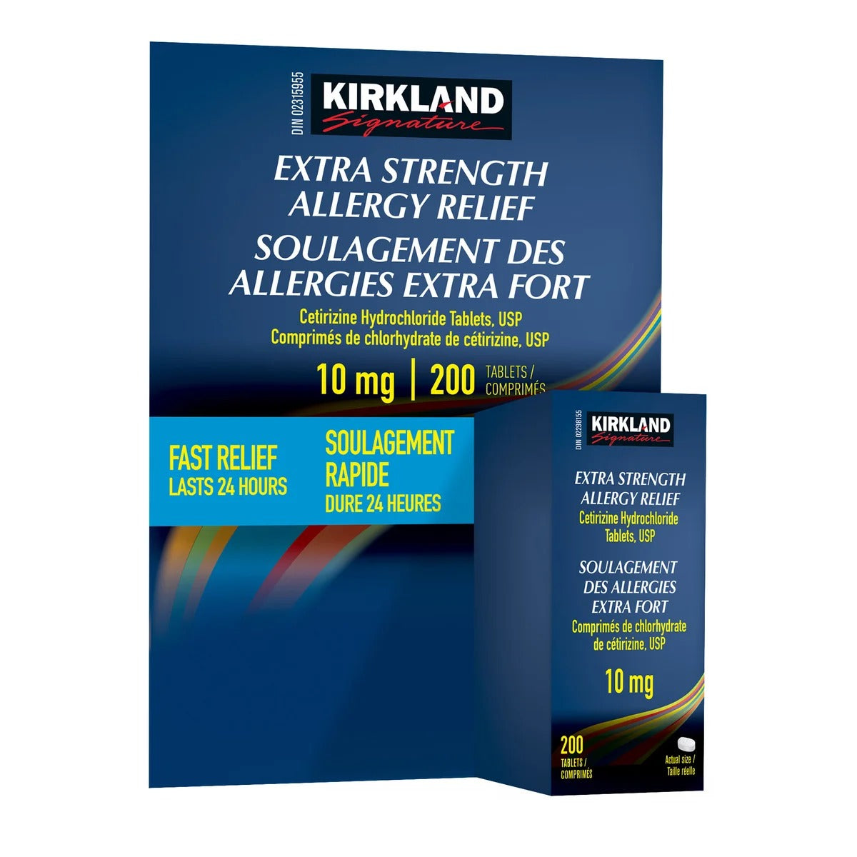 Kirkland Signature Allergy Relief Extra Strength 10 mg 舒緩過敏非處方藥 (200 粒裝) - canadahk