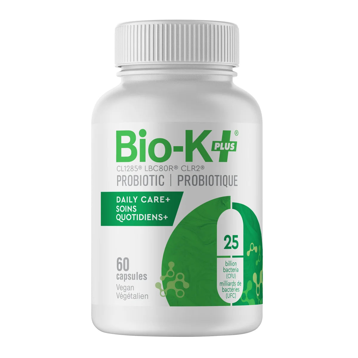 Bio-K+ 每日益生菌護理 (醫療級配方) 250億活性菌 (60粒) - canadahk