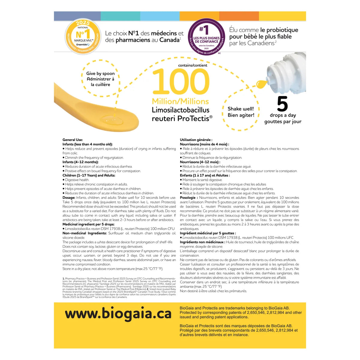 BioGaia ProTectis 嬰兒益生菌滴劑 (改善腸絞痛/吐奶) 16ml (8ml x 2支) - canadahk