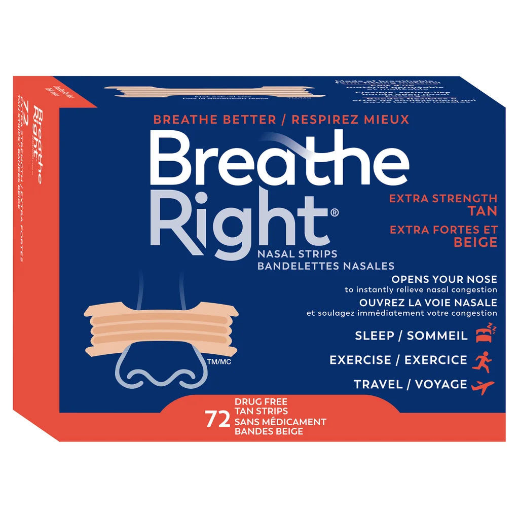 Breathe Right 特強通鼻貼 (膚色) 72片裝