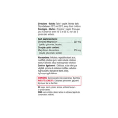 Jamieson 特強鎂片 250mg (高效複合配方) 300粒 (150粒 x 2樽) - canadahk