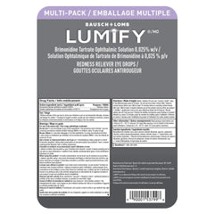 LUMIFY 神奇去紅筋眼藥水 (1分鐘見效) 15ml (7.5ml x 2支) | 海外代購