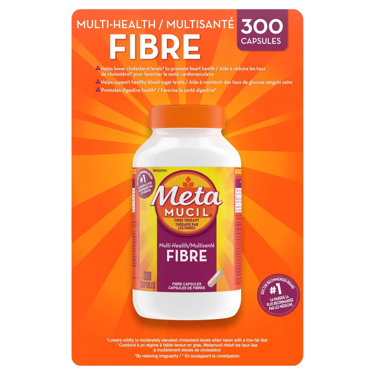 美達施 100% 天然洋車前子纖維膠囊 (300粒) | 海外代購