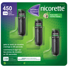Nicorette QuickMist 速效戒煙噴霧 (清新薄荷味) 1mg/噴 (150噴 x 3支 超值裝) - canadahk