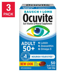 Ocuvite 成人 50+ 護眼維他命及礦物質 (150粒 迷你軟膠囊) | 海外代購