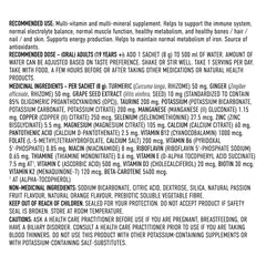 Organika Daily Boost 全效維他命能量粉 (清新柑橘味) 30包裝 - canadahk