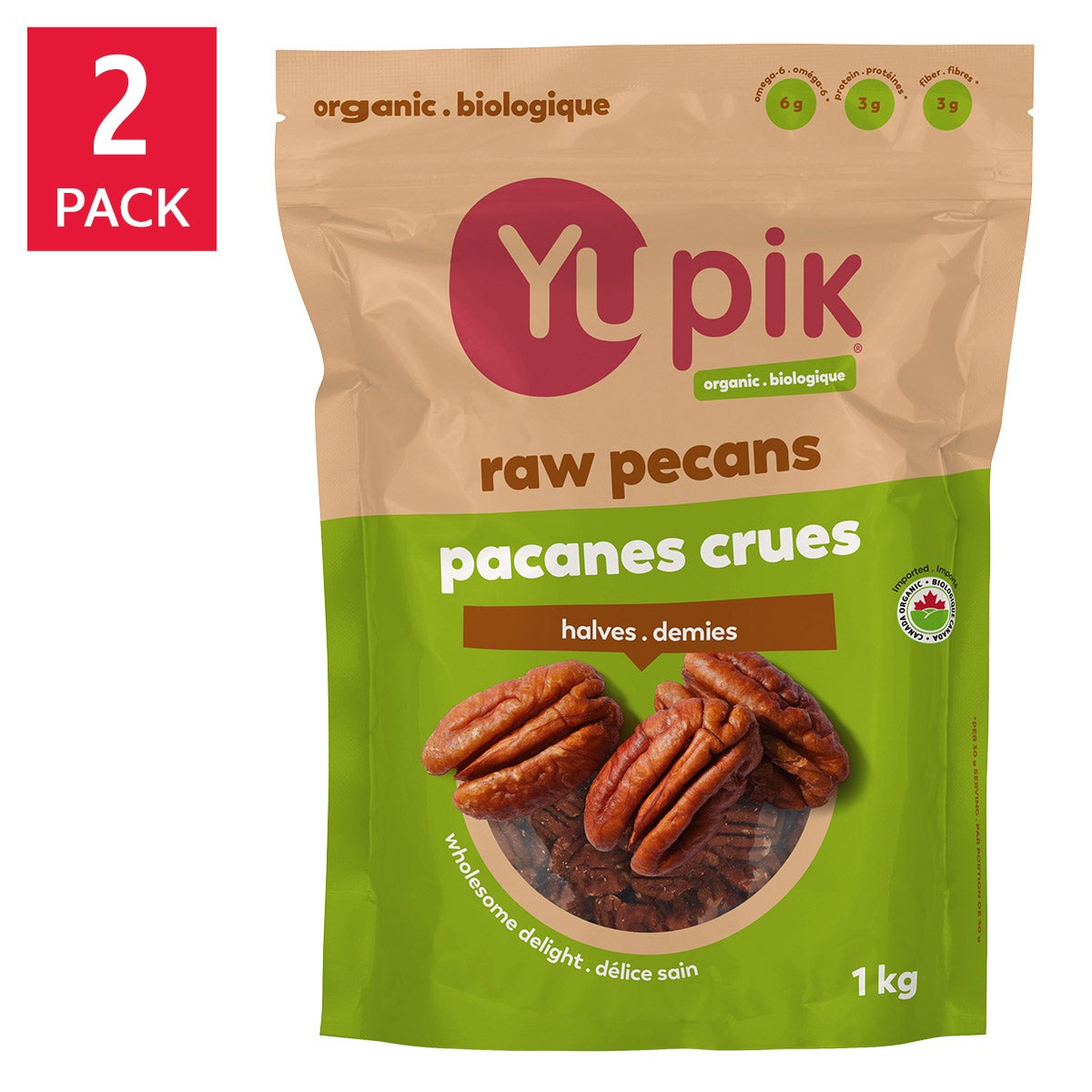 Yupik 有機碧根果仁 (1kg) 產品圖片1