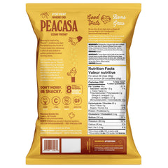Peacasa 加拿大製鷹嘴豆脆片 海鹽＋蜜糖芥末 (128g x 6包) 產品圖片 4