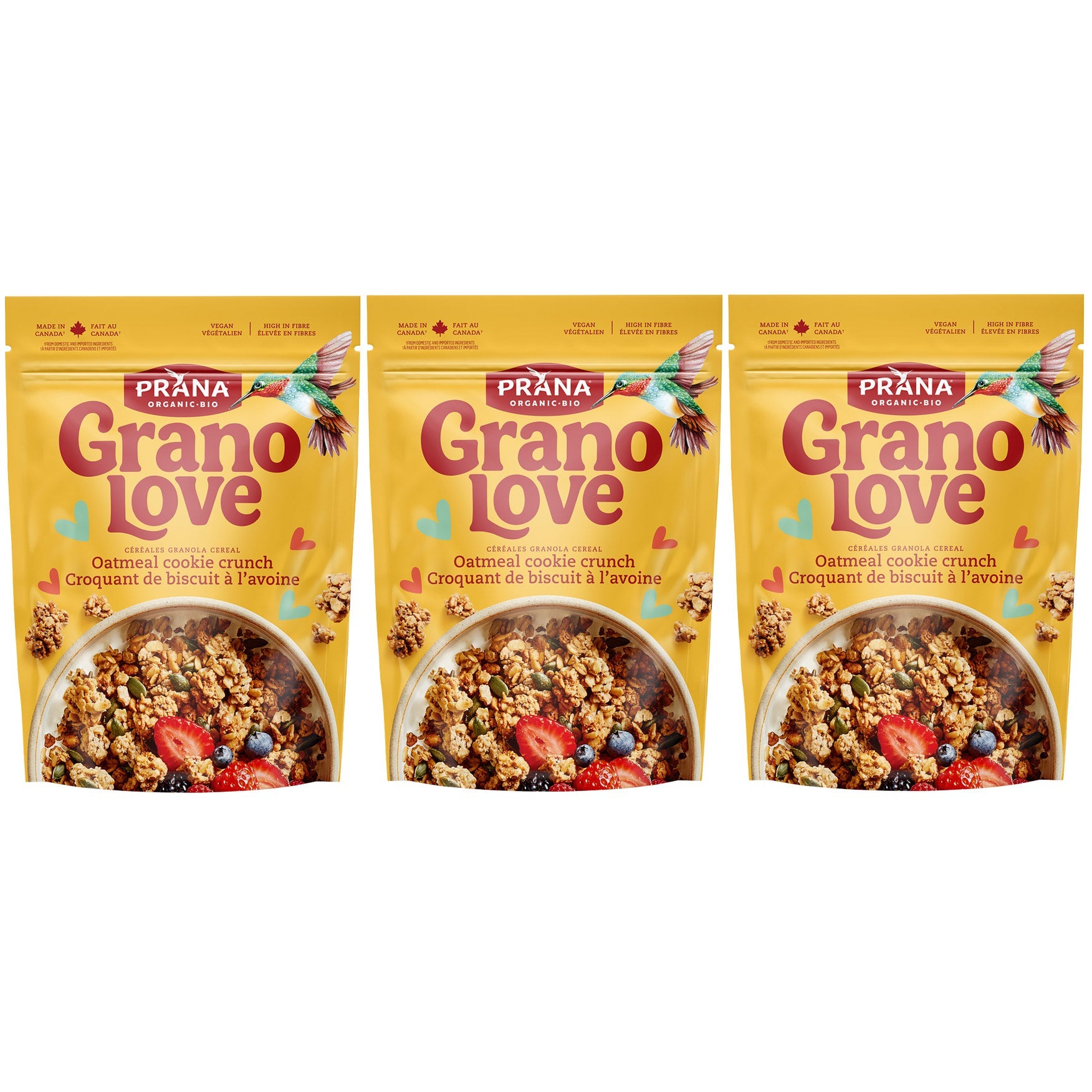 Prana Granolove 有機燕麥曲奇脆脆 Granola (1kg x 3包) 產品圖片 1