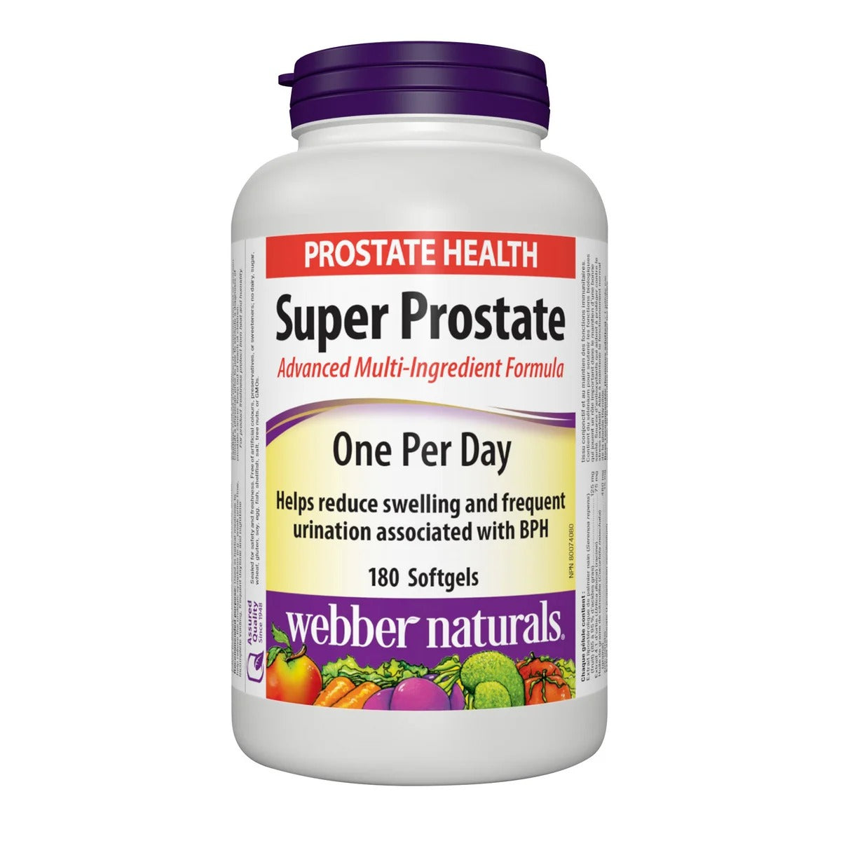 Webber Naturals Super Prostate 特強前列配方 (180粒 軟膠囊) - canadahk