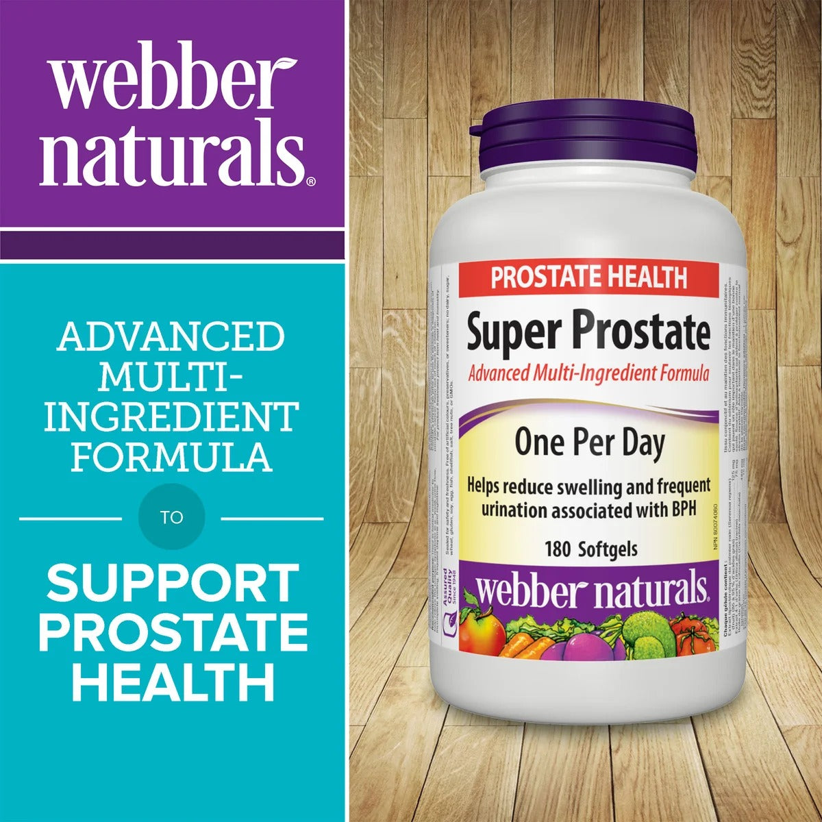 Webber Naturals Super Prostate 特強前列配方 (180粒 軟膠囊) - canadahk